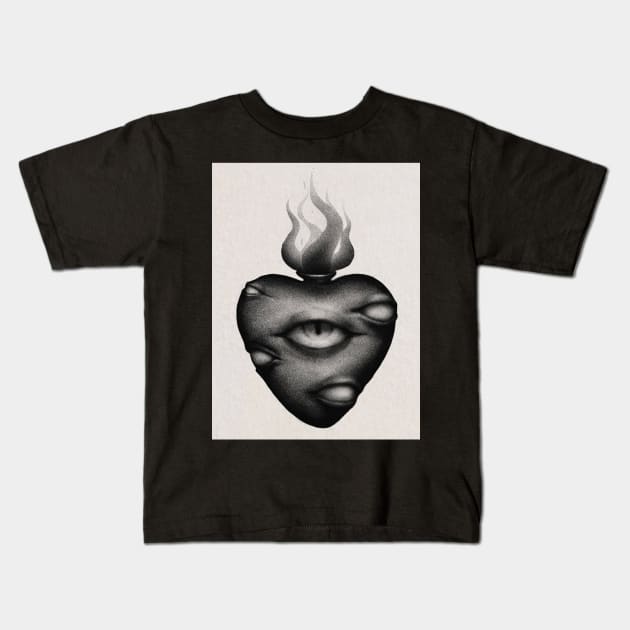 strawberry eye Kids T-Shirt by JESH